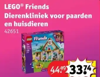 Kruidvat LEGO Friends Dierenkliniek voor paarden en huisdieren aanbieding