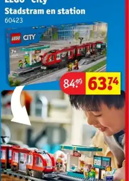 Kruidvat LEGO City Stadstram en station aanbieding