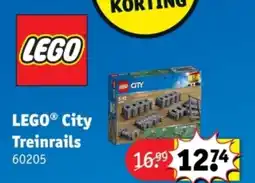 Kruidvat LEGO City Treinrails aanbieding