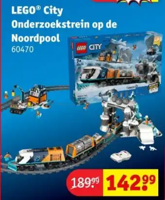 Kruidvat Lego city Onderzoekstrein op de Noordpool aanbieding