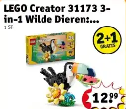Kruidvat LEGO Creator3 in1ST 1 Wilde Dieren: tropische toekan aanbieding