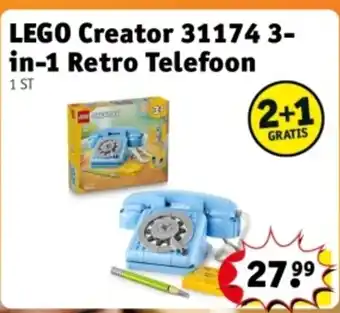 Kruidvat LEGO Creator 3 in1 Retro Telefoon aanbieding