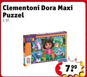 Kruidvat Clementoni Dora Maxi Puzzel aanbieding