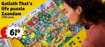 Kruidvat Goliath That's life puzzle Zaandam aanbieding
