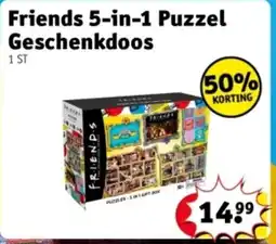 Kruidvat Friends 5 in 1 Puzzel Geschenkdoos aanbieding