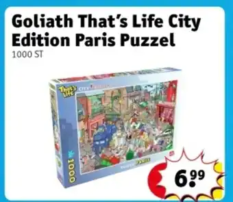 Kruidvat Goliath That's Life City Edition Paris Puzzel aanbieding