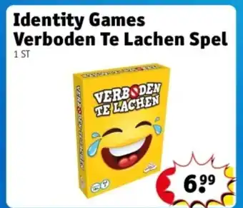 Kruidvat Identity Games Verboden Te Lachen Spel aanbieding