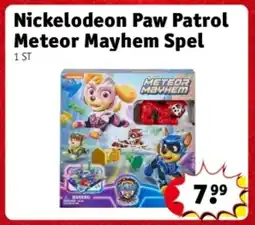 Kruidvat Nickelodeon Paw Patrol Meteor Mayhem Spel aanbieding