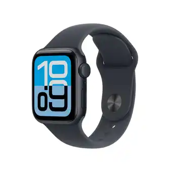 MediaMarkt APPLE Watch SE 3GPS - 40mmMidnight Aluminium Case - Midnight Sport Band - M/L Smartwatch Midnight aanbieding