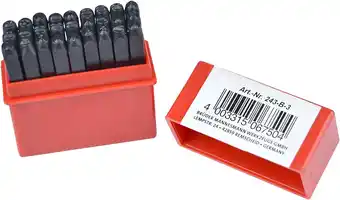 Amazon Brüder Mannesmann slagletterset, 3 mm | M 243-B-3 aanbieding