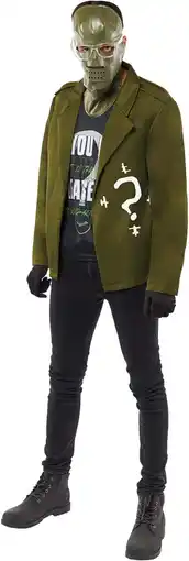 Amazon (PKT) (9913385) Riddler filmkostuumset voor volwassenen (standaard) aanbieding