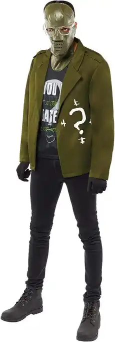 Amazon (PKT) (9913385) Riddler filmkostuumset voor volwassenen (standaard) aanbieding