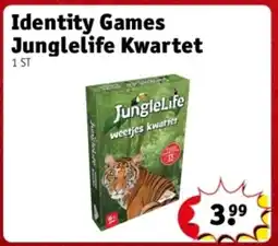Kruidvat Identity Games Junglelife Kwartet aanbieding
