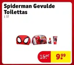 Kruidvat Spiderman Gevulde Toilettas aanbieding