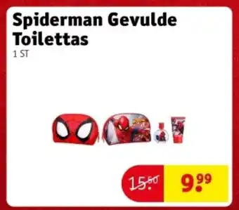 Kruidvat Spiderman Gevulde Toilettas aanbieding