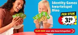 Kruidvat Identity Games kwartetspel Dino aanbieding