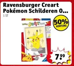 Kruidvat Ravensburger Creart Pokémon Schilderen aanbieding
