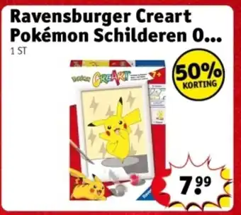 Kruidvat Ravensburger Creart Pokémon Schilderen aanbieding