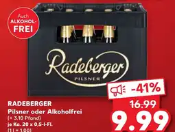 Kaufland DE Radeberger Pilsner oder Alkoholfrei aanbieding