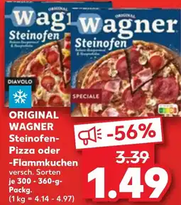 Kaufland DE Original wagner Steinofen Pizza oder Flammkuchen aanbieding