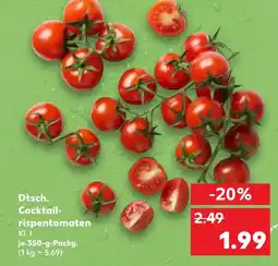 Kaufland DE Dtsch. Cocktail rispentomaten aanbieding