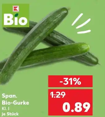 Kaufland DE Span. Bio-Gurke aanbieding