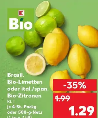 Kaufland DE Brasil. Bio Limetten order ital. Bio Zitronen aanbieding