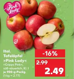 Kaufland DE Ital. Tafeläpfel Pink Lady aanbieding