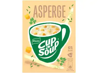 Hoogvliet Knorr Cup a soup asperge aanbieding