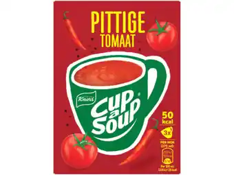 Hoogvliet Knorr Cup a soup pittige tomaat aanbieding