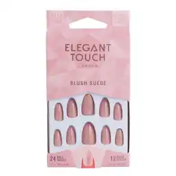 Kruidvat Elegant Touch Blush Suede Kunstnagels aanbieding