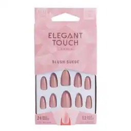 Kruidvat Elegant Touch Blush Suede Kunstnagels aanbieding