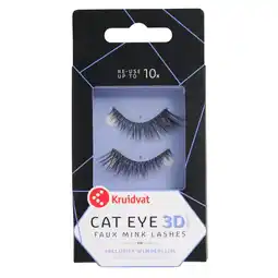 Kruidvat Kruidvat Cat Eye 3D Faux Mink Lashes aanbieding