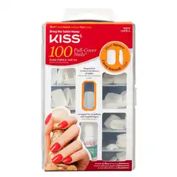 Kruidvat Kiss Full Cover Short Square Kunstnagels aanbieding