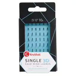 Kruidvat Kruidvat Single 3D Faux Mink Lashes aanbieding