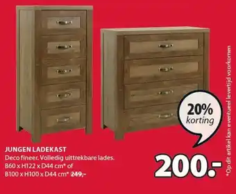 Jysk Jungen Ladekast aanbieding