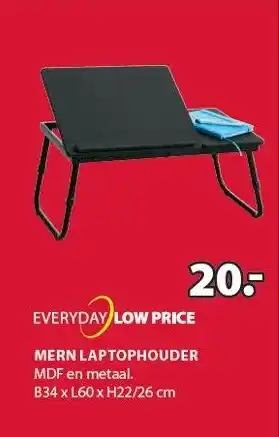 Jysk Everyday Low Price Mern Laptophouder aanbieding