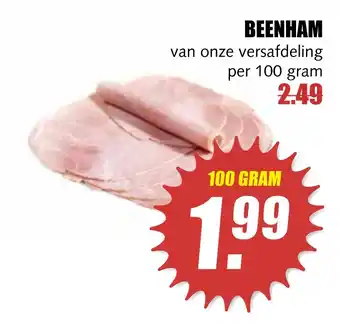 MCD Supermarkt Beenham 100 gram aanbieding