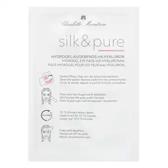 Douglas Charlotte Meentzen Silk & Pure Hydrogel oogpads aanbieding