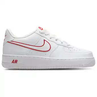 Foot Locker Nike Air Force Kindersneakers - Wit - Maat 37.5 - Mesh/Synthetisch aanbieding