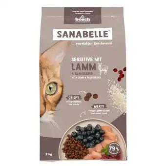 Zooplus Sanabelle Sensitive met Lam Kattenvoer - 2 kg aanbieding