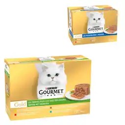 Zooplus 96 x 85 g Gourmet Gold natvoer + 24 x 85 g Gourmet Gold mousse gratis! - Terrine met Groenten aanbieding