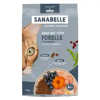 Zooplus Sanabelle Adult met Forel Kattenvoer - 8 kg aanbieding