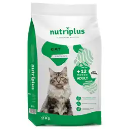 Zooplus 5% korting! Nutriplus Adult droogvoer voor katten 2 kg en 7 kg aanbieding