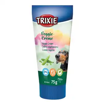 Zooplus Voordeelpakket: 6x75g Trixie veggie crème hondensnacks aanbieding