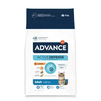 Zooplus 12 kg + 3 kg /8 kg + 2kg Advance droogvoer voor katten 15 kg / 10 kg - Adult met Kip & Rijst 10 kg aanbieding