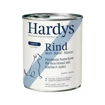 Zooplus 6x800g Hardys Sensitive Rund natvoer voor honden aanbieding