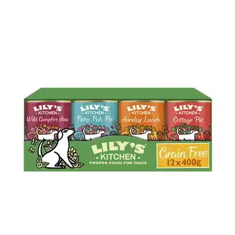Zooplus 12x400g Lily's Kitchen graanvrij recept voor nat hondenvoer aanbieding