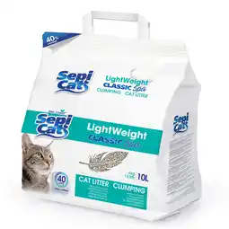 Zooplus 15% Korting! Sepicat LightWeight kattenbakvulling 8 L / 10 L of 15 L aanbieding
