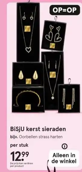Etos BISJU kerst sieraden aanbieding